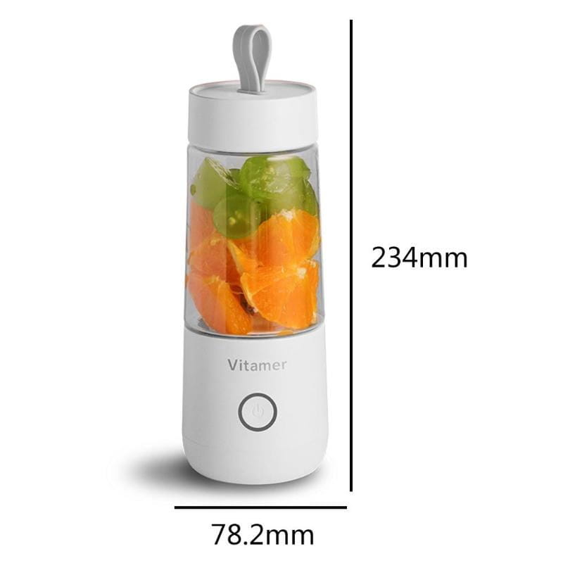 Portable Blender and Juicer Bottle with High Speed Motor