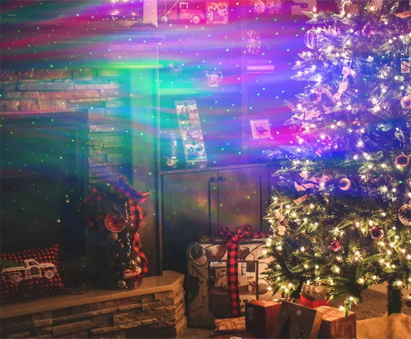 Aurora Borealis LED Projector with Stars and Moon Remote Control
