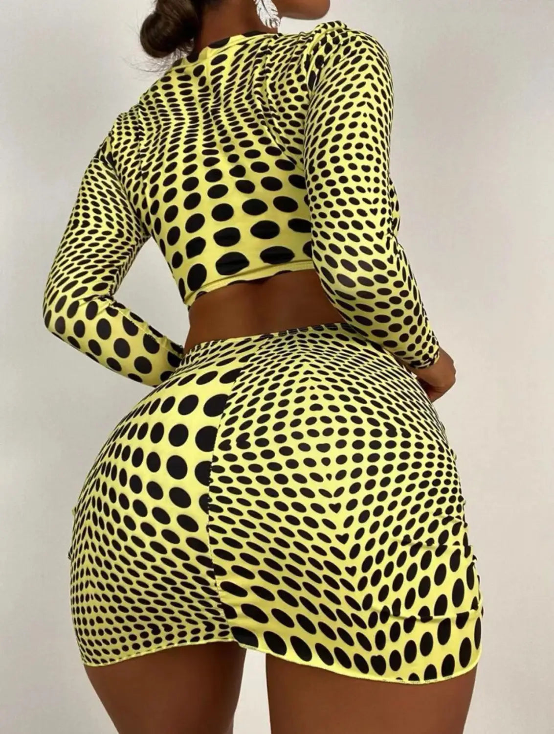 Women’s Polka Dot Swimsuit Three-piece Suit