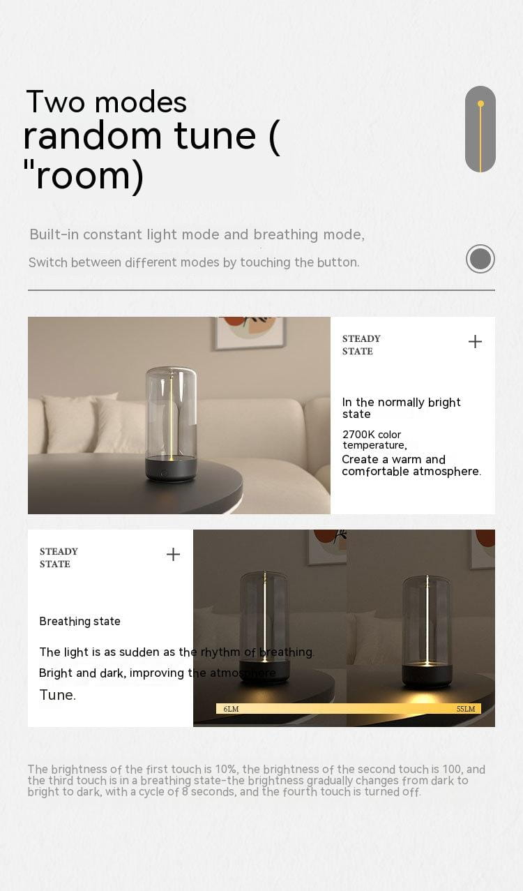 Adjustable Dual Mode Touch Control Night Light