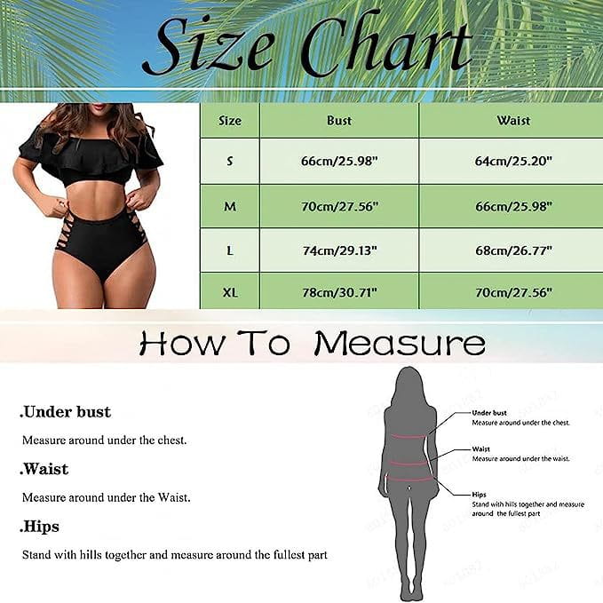 Flounced Split Tube Top Bikini