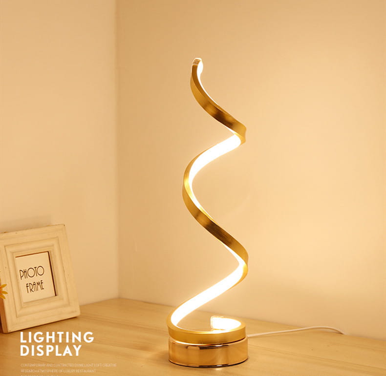 Modern LED Acrylic Lamp with Adjustable Three Color Dimming