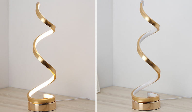 Modern LED Acrylic Lamp with Adjustable Three Color Dimming