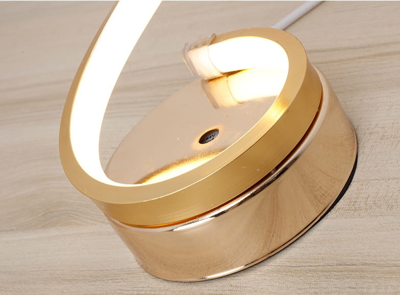 Modern LED Acrylic Lamp with Adjustable Three Color Dimming