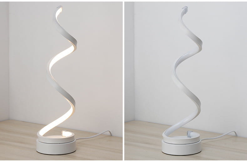 Modern LED Acrylic Lamp with Adjustable Three Color Dimming