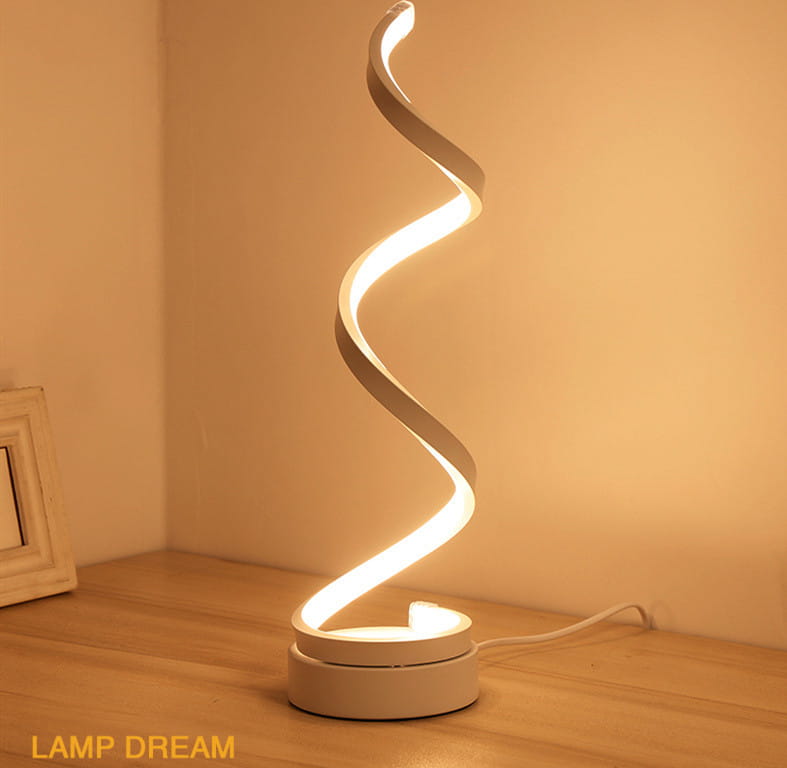 Modern LED Acrylic Lamp with Adjustable Three Color Dimming