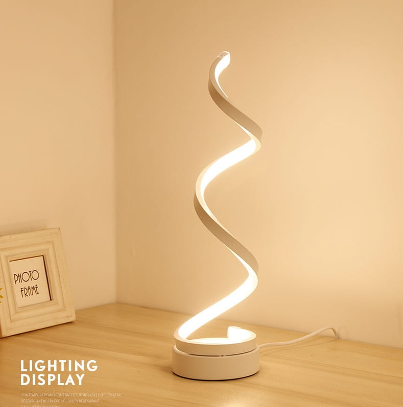 Modern LED Acrylic Lamp with Adjustable Three Color Dimming