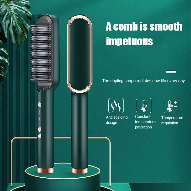 Anti Scald Hair Straightening Comb with Intelligent Temperature Control