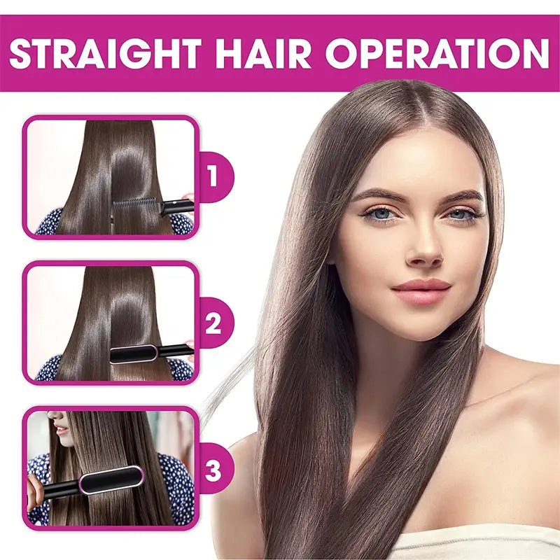 Anti Scald Hair Straightening Comb with Intelligent Temperature Control