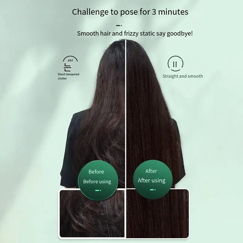 Anti Scald Hair Straightening Comb with Intelligent Temperature Control