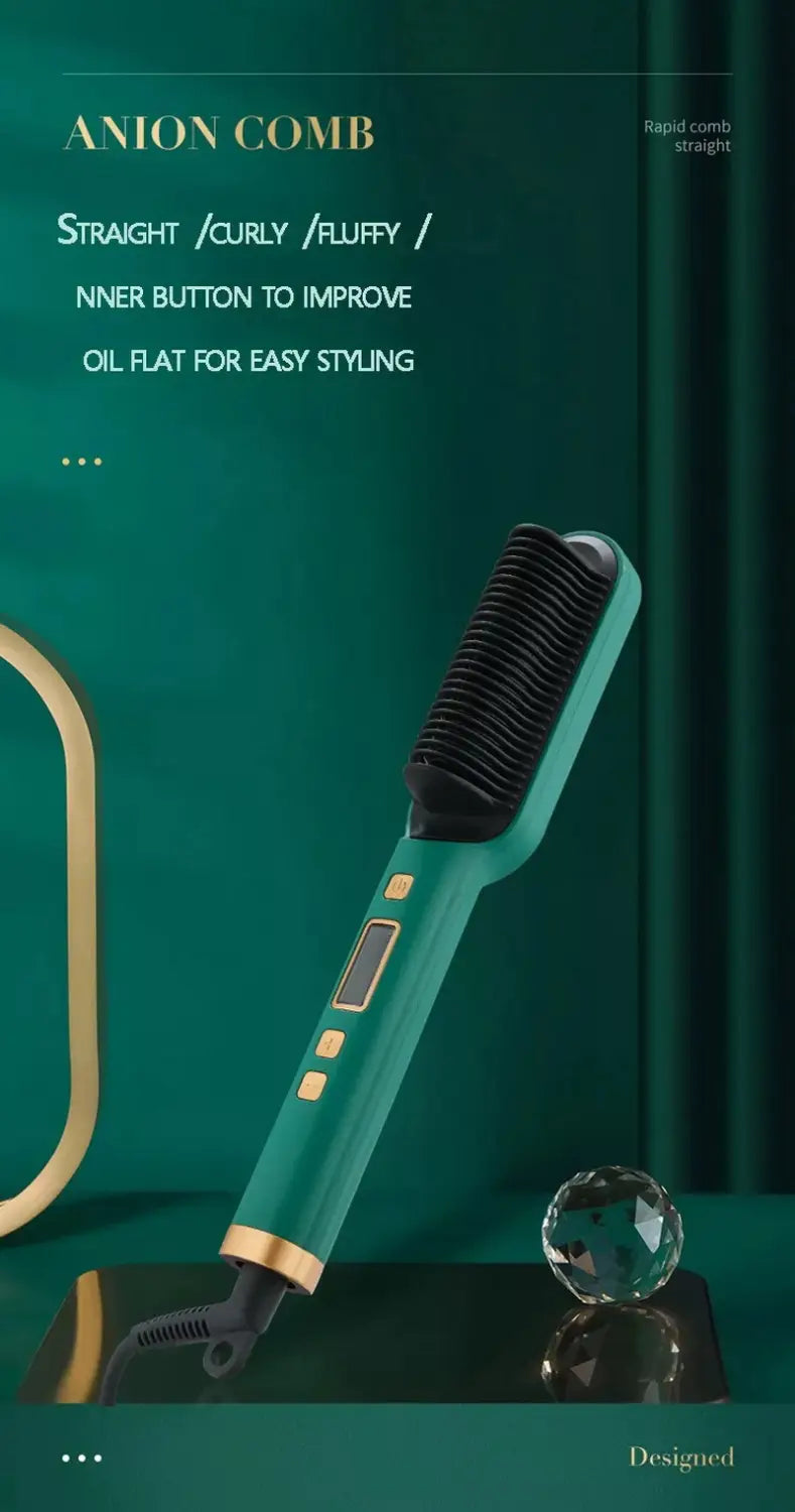 Anti Scald Hair Straightening Comb with Intelligent Temperature Control