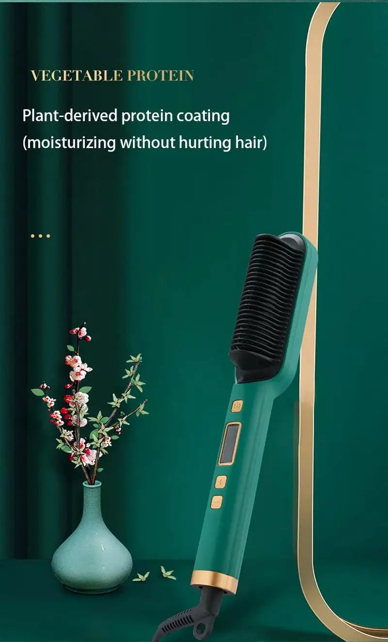 Anti Scald Hair Straightening Comb with Intelligent Temperature Control