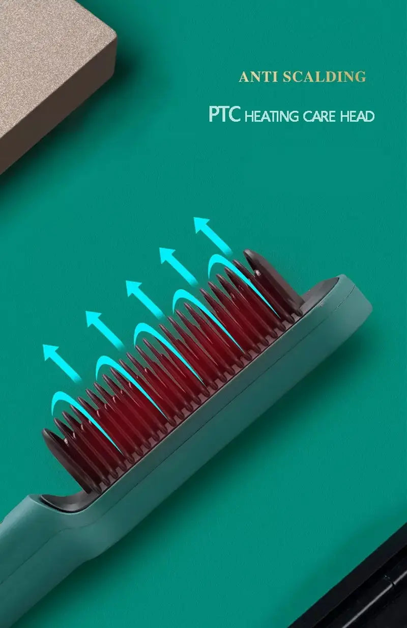 Anti Scald Hair Straightening Comb with Intelligent Temperature Control