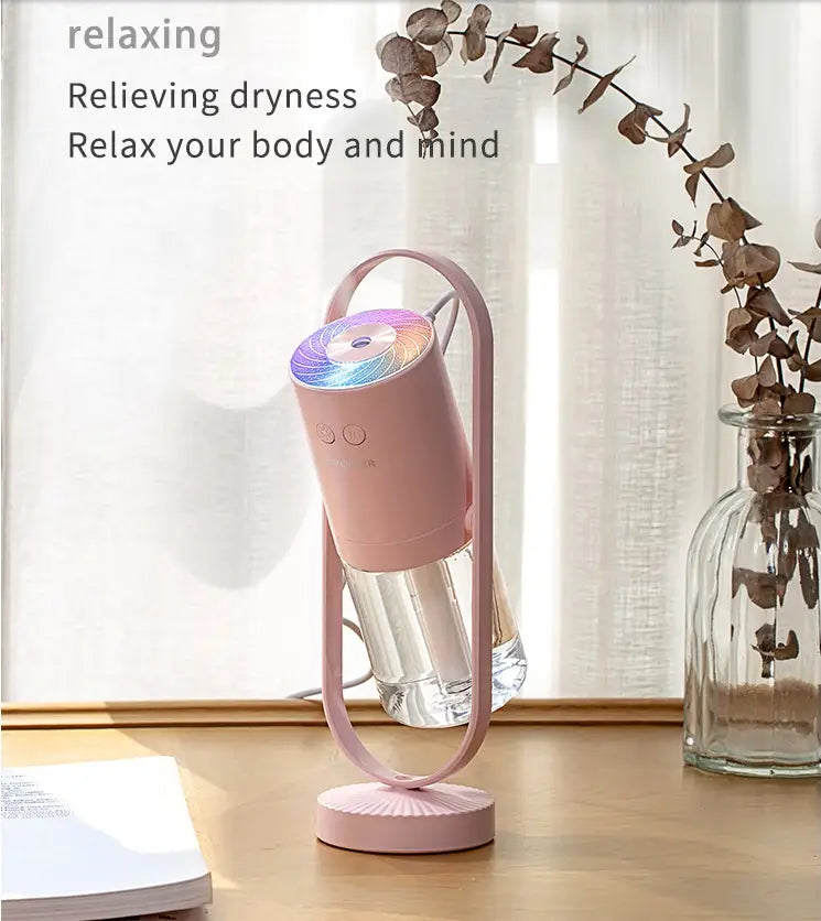 Silent Polymer Mist Humidifier for Safe and Clean Air Moisturizing