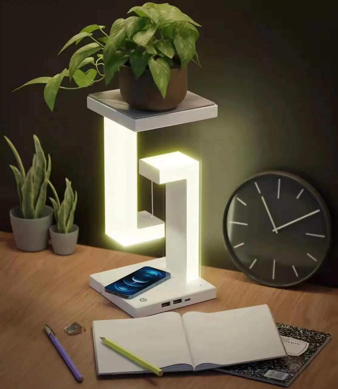LED Night Light with Wireless Phone Charging Function