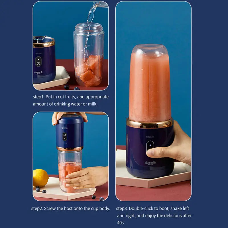 High Power 140W Juicer with 400mL Capacity and Fast Motor