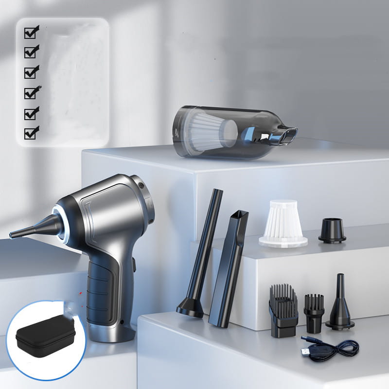 Home and Car Dual Purpose Handheld Vacuum Cleaner 12000Pa Rechargeable