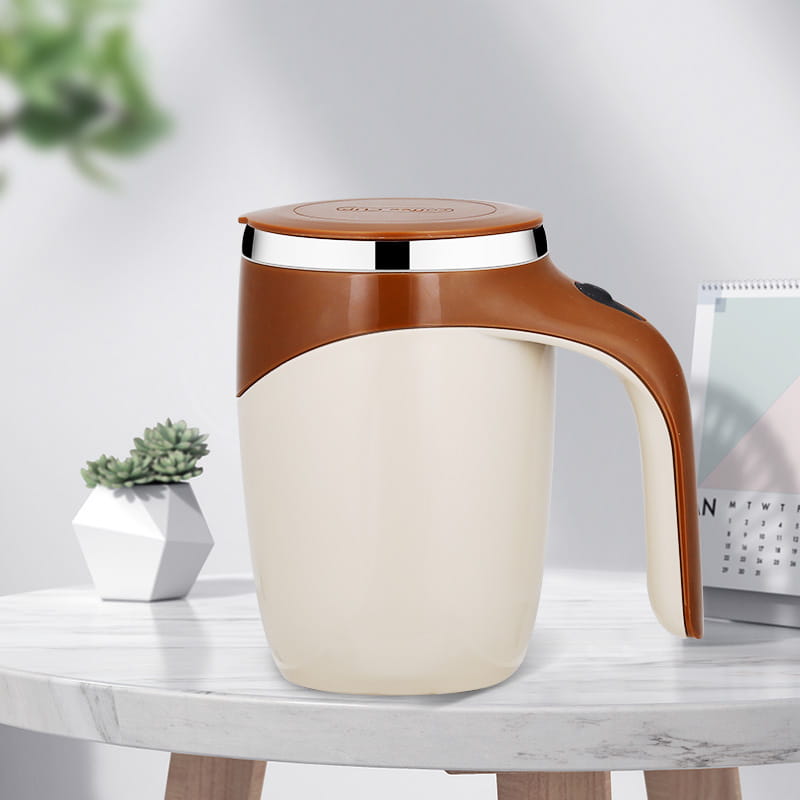 Automatic Self Stirring Coffee Mug with Leakproof Design