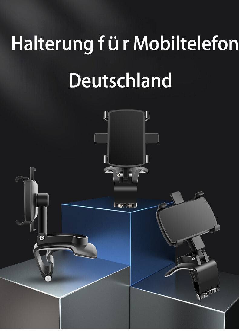 Mobile Phone Holder for Car Dashboard with 360 Degree Rotation