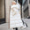 Fur Hooded Belted Winter Slim Long Coat for Women - LauBelle Brand