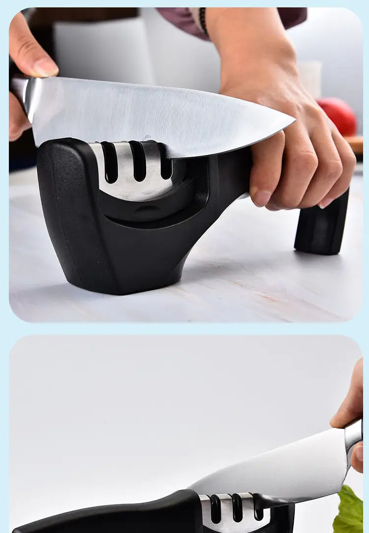 Easy Clean Knife Sharpener with Removable Design