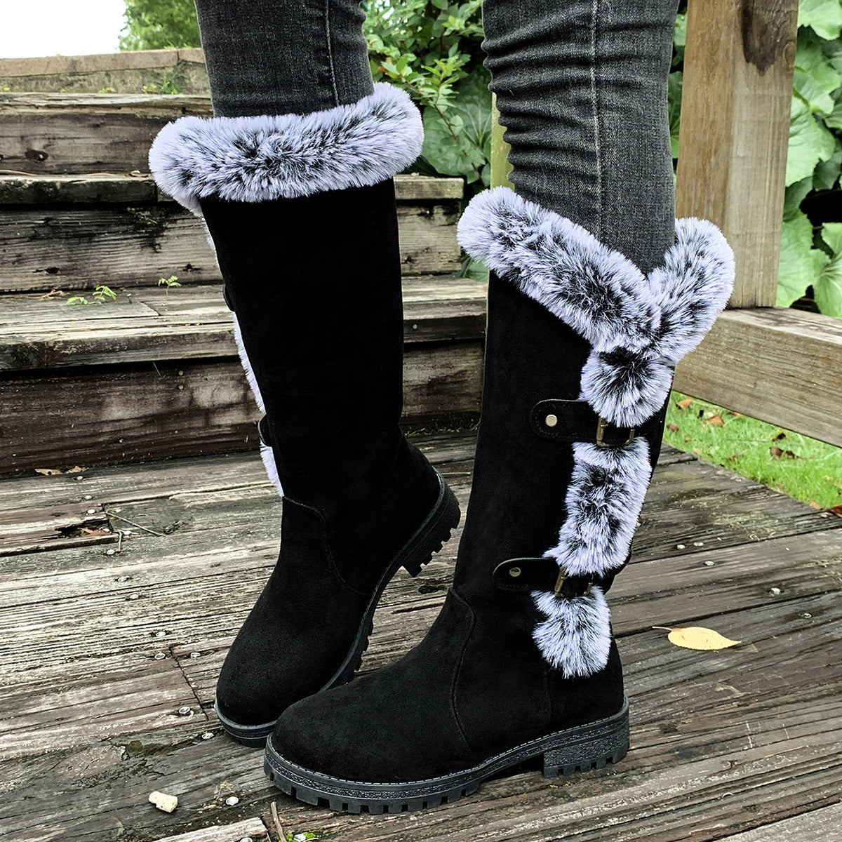 CozyFluff Women's Winter Velvet Snow Boots - LauBelle