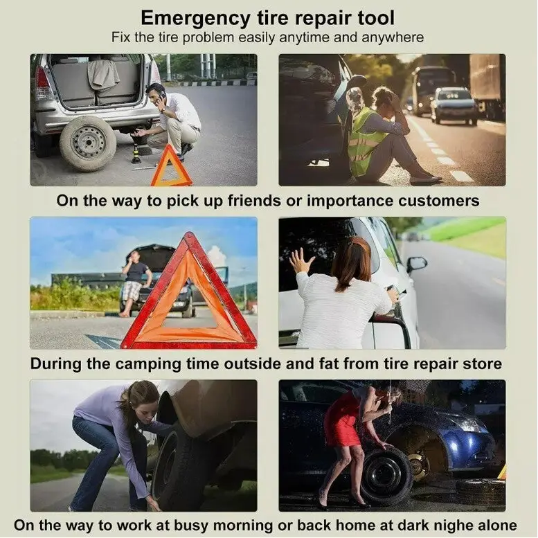 27 Piece Auto Tire Repair Kit for Kfz and PKW Vehicles W13151134 5