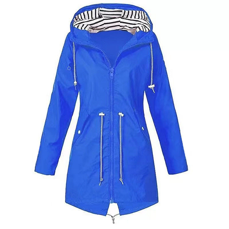 RainGuard Women's Lightweight Trench Jacket - LauBelle Brand