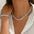 Willow Luxe: Women's Diamond Leaf Bracelet Necklace - LauBelle Brand