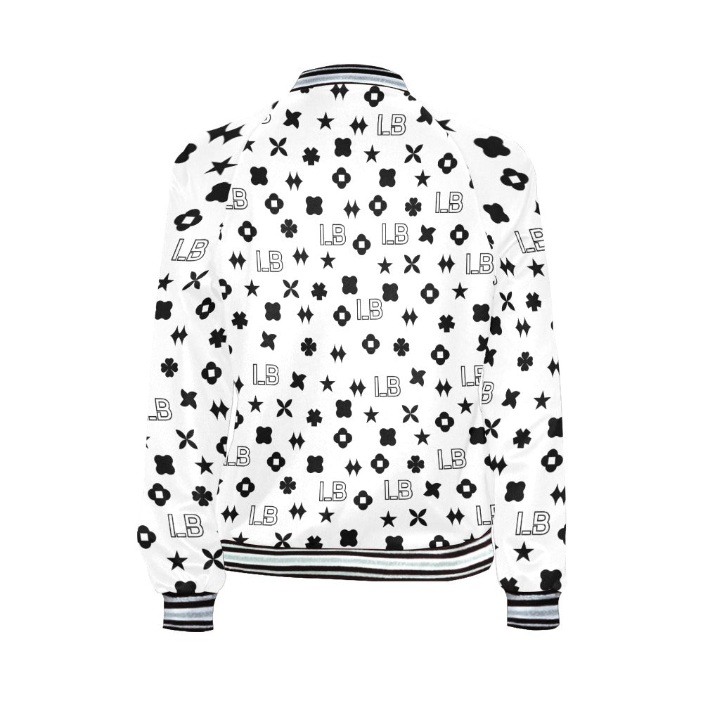 Women's Horizontal Stripes Jacket (Model H21) - LauBelle Brand