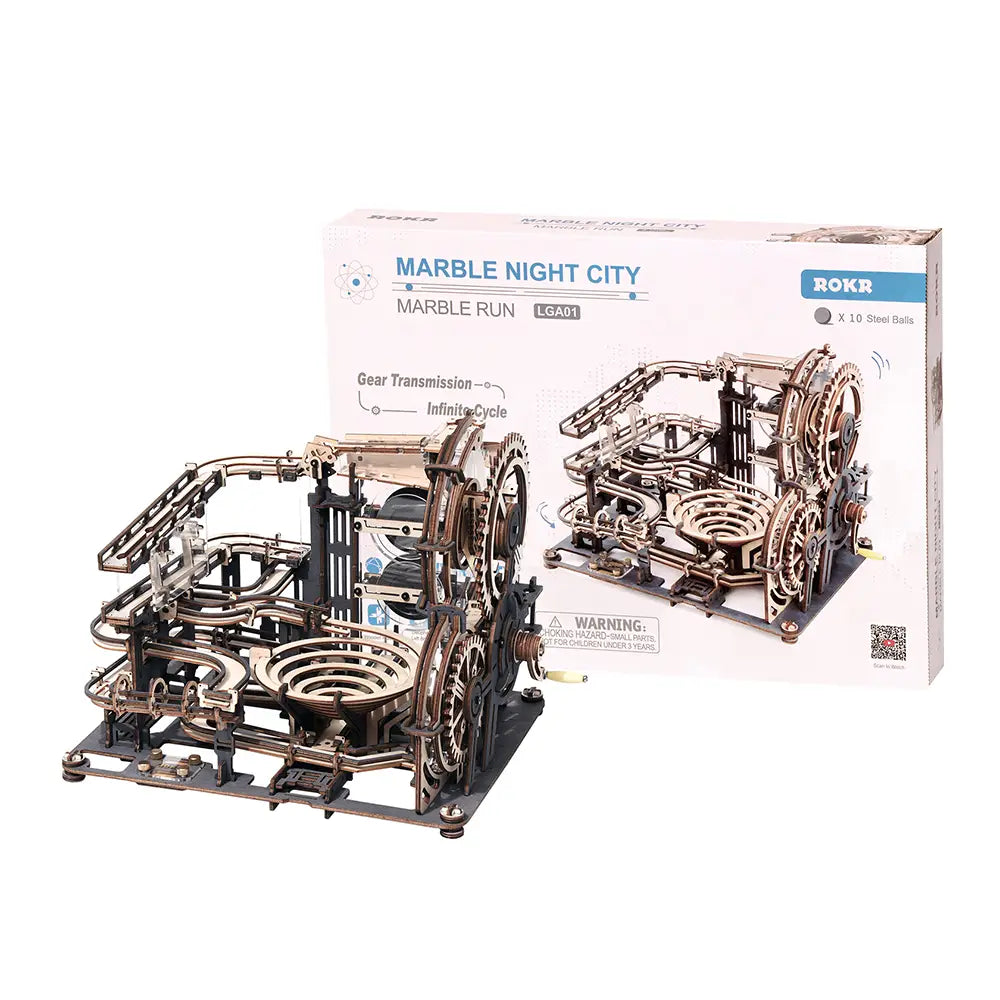 Plywood Model Kit with English Instructions and Accessories Without Wax