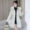 Arctic Luxe: Mid-Length Fur Collar Cotton Coat - LauBelle Brand