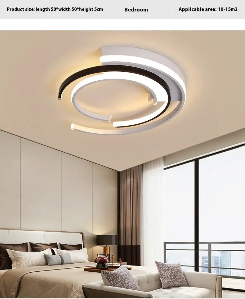 Volkswagen Modern White LED Ceiling Light for Home and Hotel Rooms