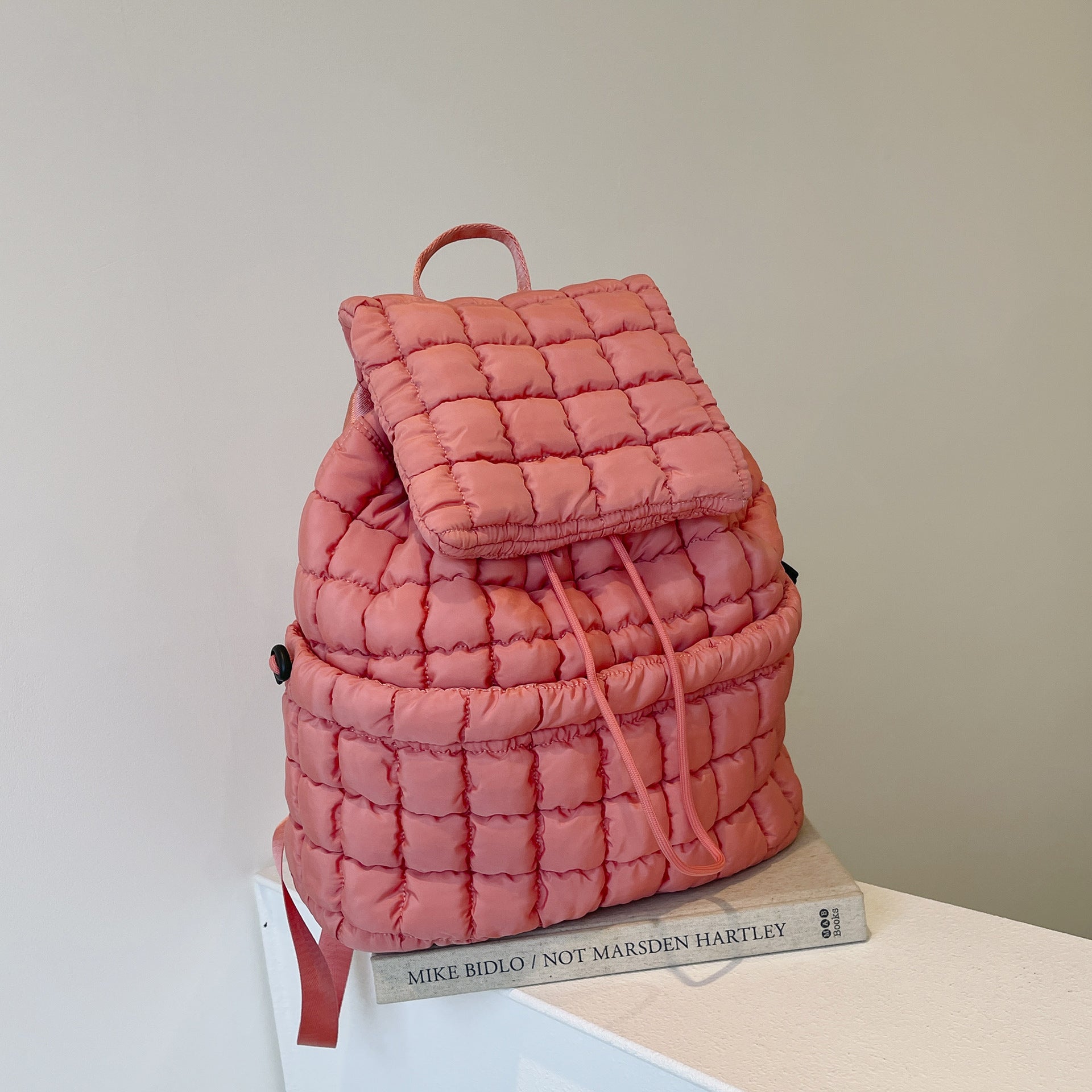 CandyColor Puffy Quilted Women’s Travel Backpack - LauBelle Brand