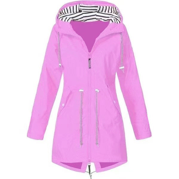 RainGuard Women's Lightweight Trench Jacket - LauBelle Brand