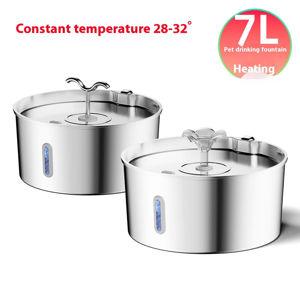 7L Round Corner and Flower Head Mouth Long Window Heating Containers
