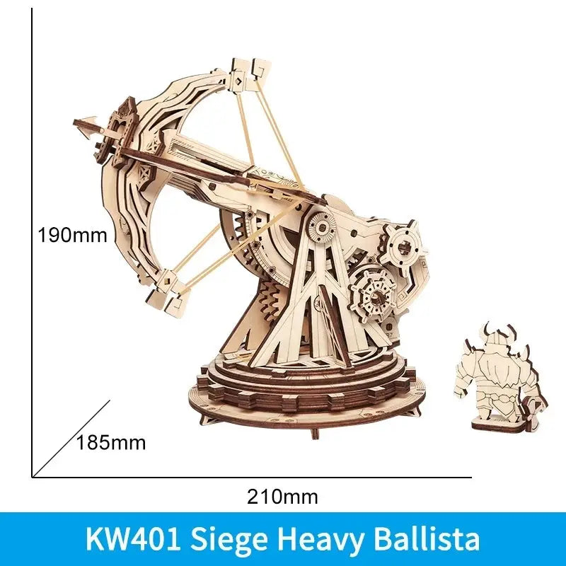 3D Wooden Military Puzzle Model for Ages 12 and Up KW401 5