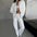 VivaFlex Women's Zipper Jacket & Wide Leg Pant Set - LauBelle Brand