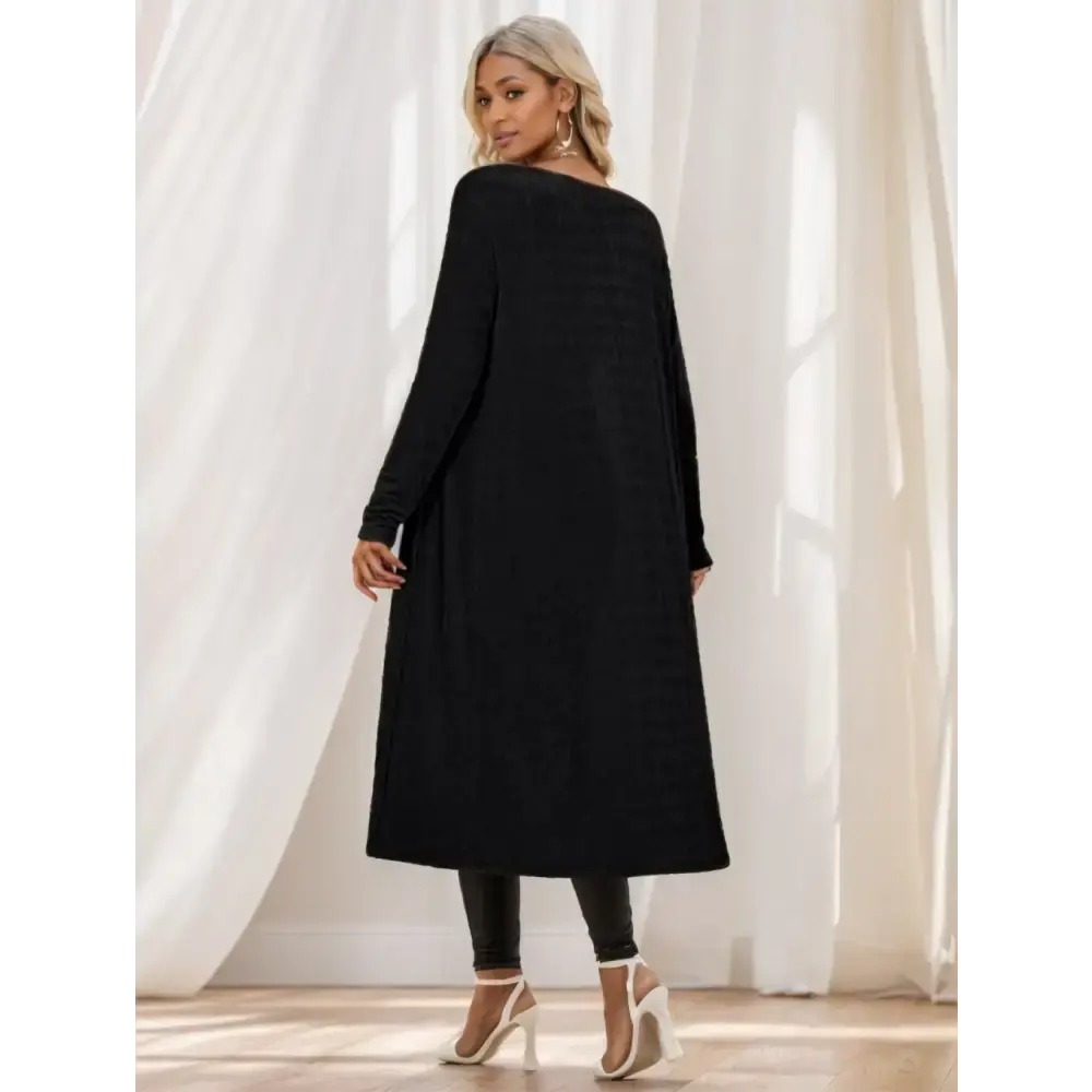 CozyChic Womens Longline Knit Cardigan in Ultra Soft Yarn - LauBelle Brand