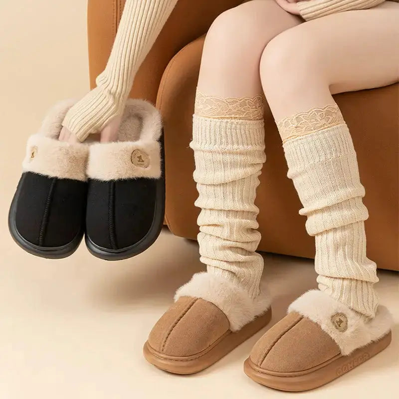 Cozy Fleece Slippers for Warmth and Comfort - LauBelle