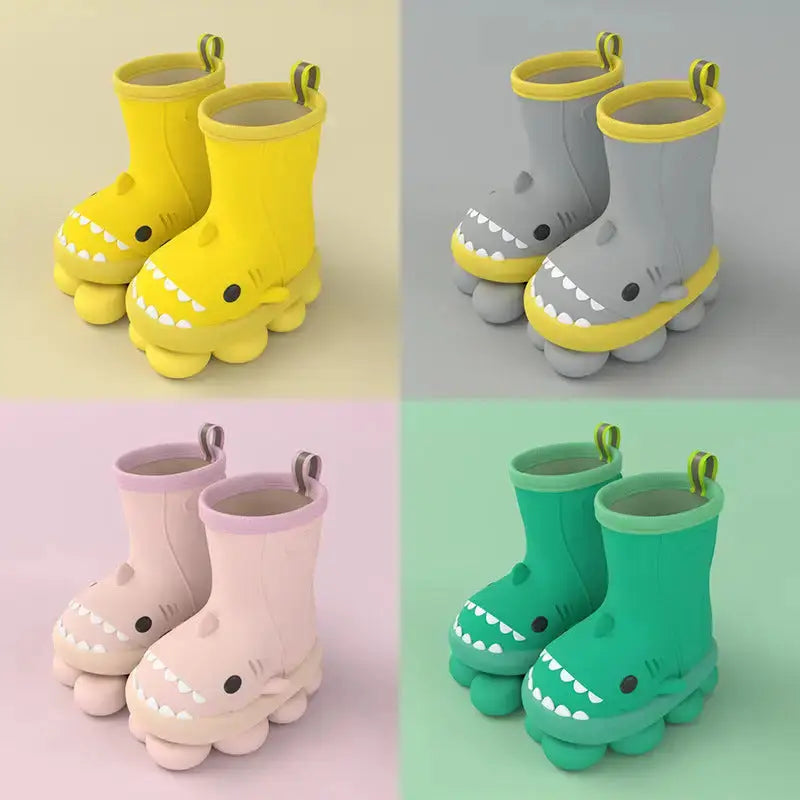 Shark Splash Rain Boots for Kids - LauBelle