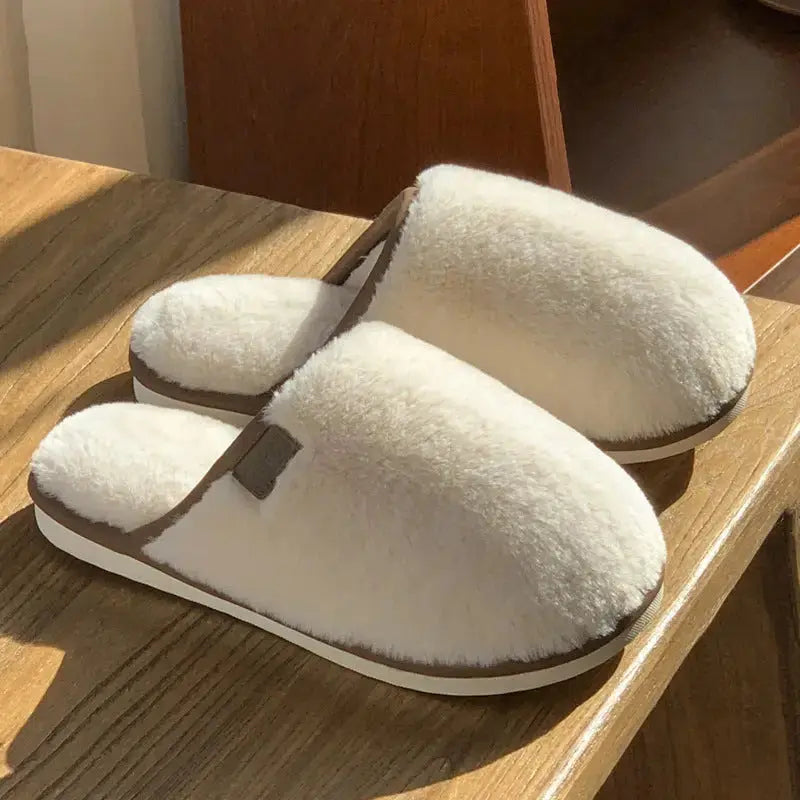 CozyStep Unisex Non Slip Winter Plush Slippers for Men and Women - LauBelle
