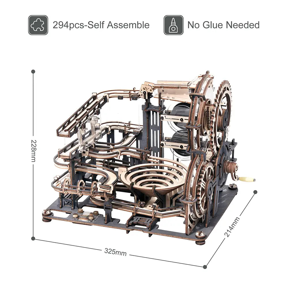 Plywood Model Kit with English Instructions and Accessories Without Wax