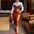 Chic V-Neck Belted Bodycon Midi Dress with Leather Trim - LauBelle Brand