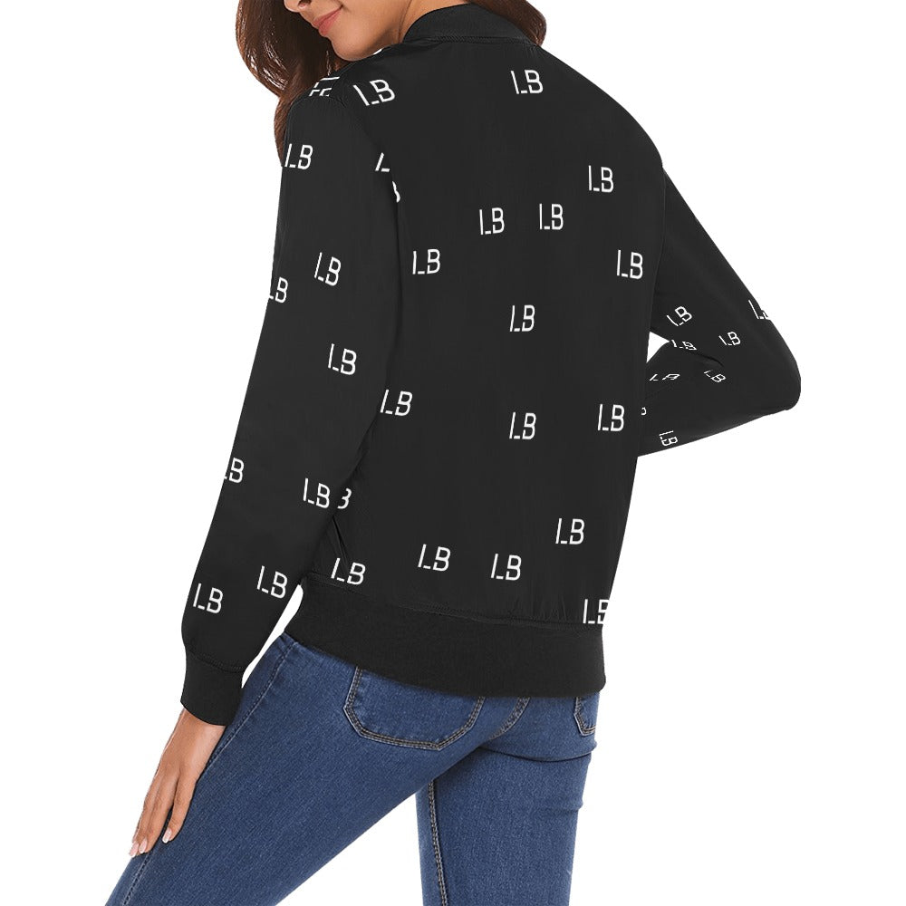 All Over Print Bomber Jacket for Women ( H19) - LauBelle Brand