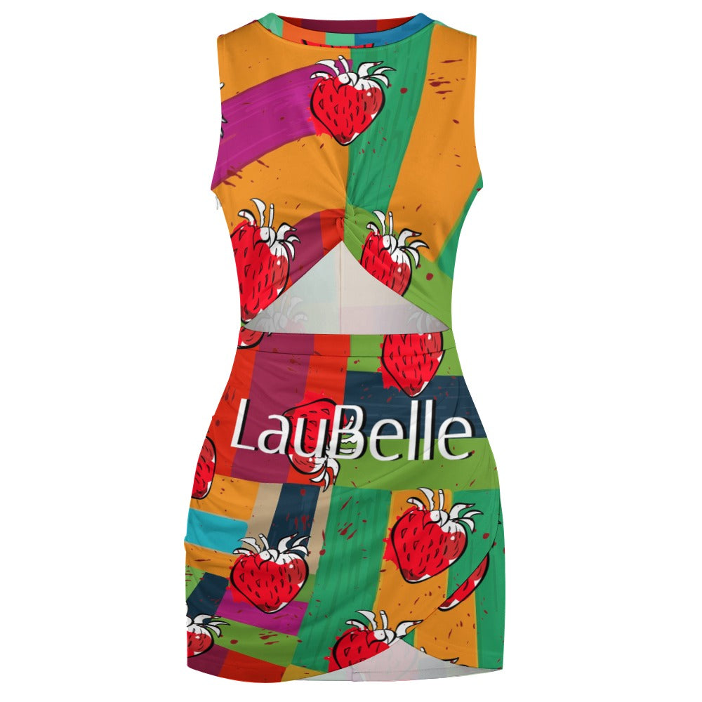 Navel-Baring Cross-Fit Hip Skirt - LauBelle Brand