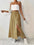 ChicSide Printed Slit Skirt for Women - LauBelle Brand