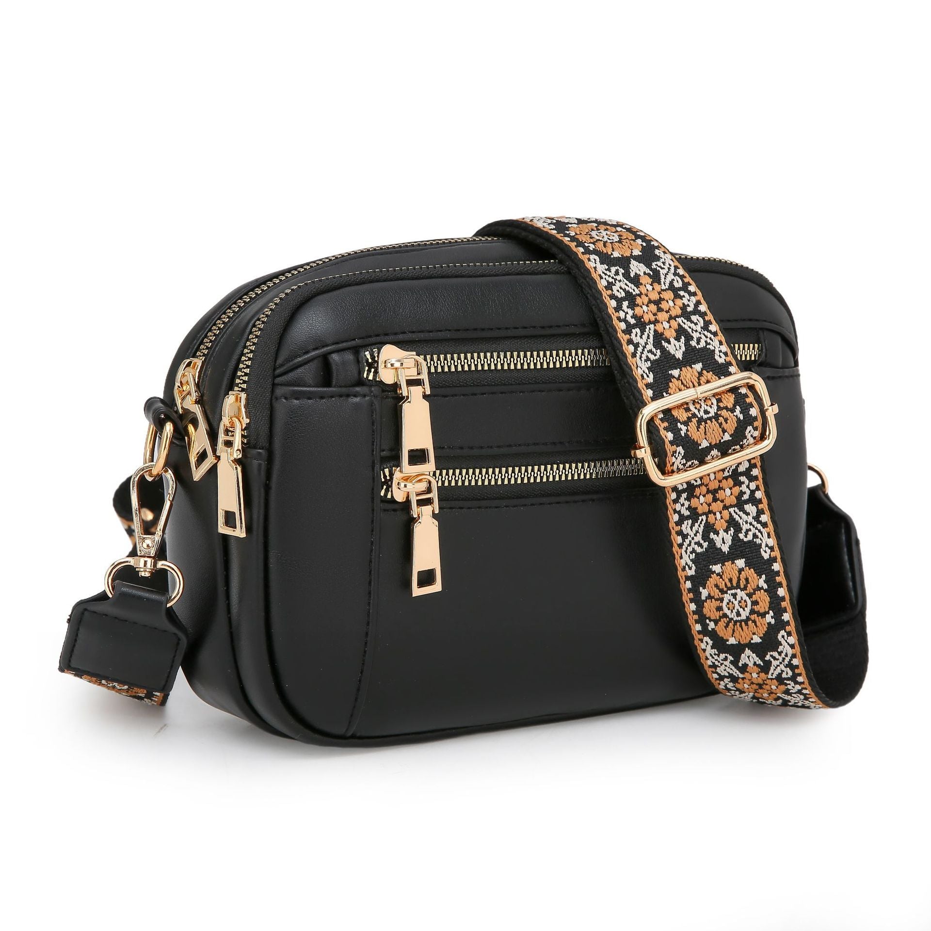 Chic Two-Tone PU Crossbody Wallet Bag for Women - LauBelle Brand