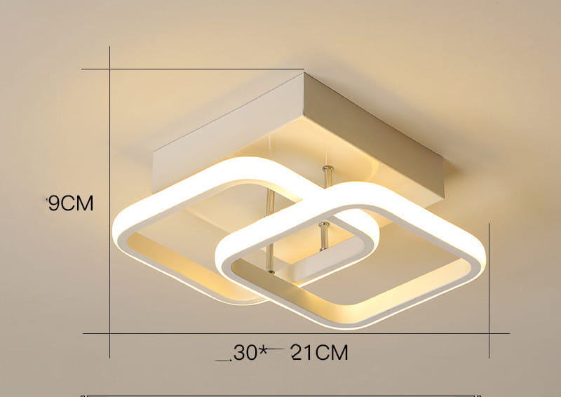 Modern Ceiling Light for Home and Commercial Spaces Multiple Color Options