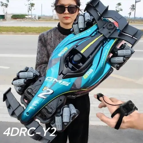 4DRC RC Car with 2.4GHz Radio System Fully Assembled Blue 5